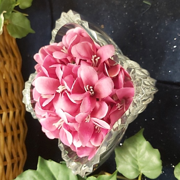 🕰 Mikasa Crystal Lydia Tulip Bowl - Picture 1 of 6